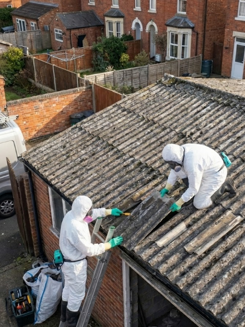 Warehouse asbestos removal