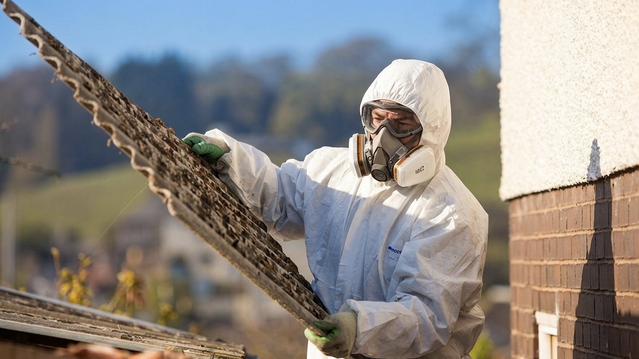 Garage roof asbestos removal by Surrey Asbestos licensed team